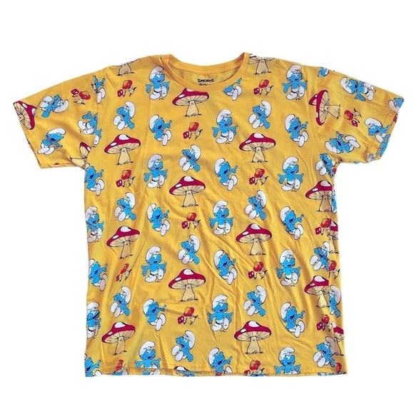 Smurfs novelty t-shirt XL - Picture 2 of 9
